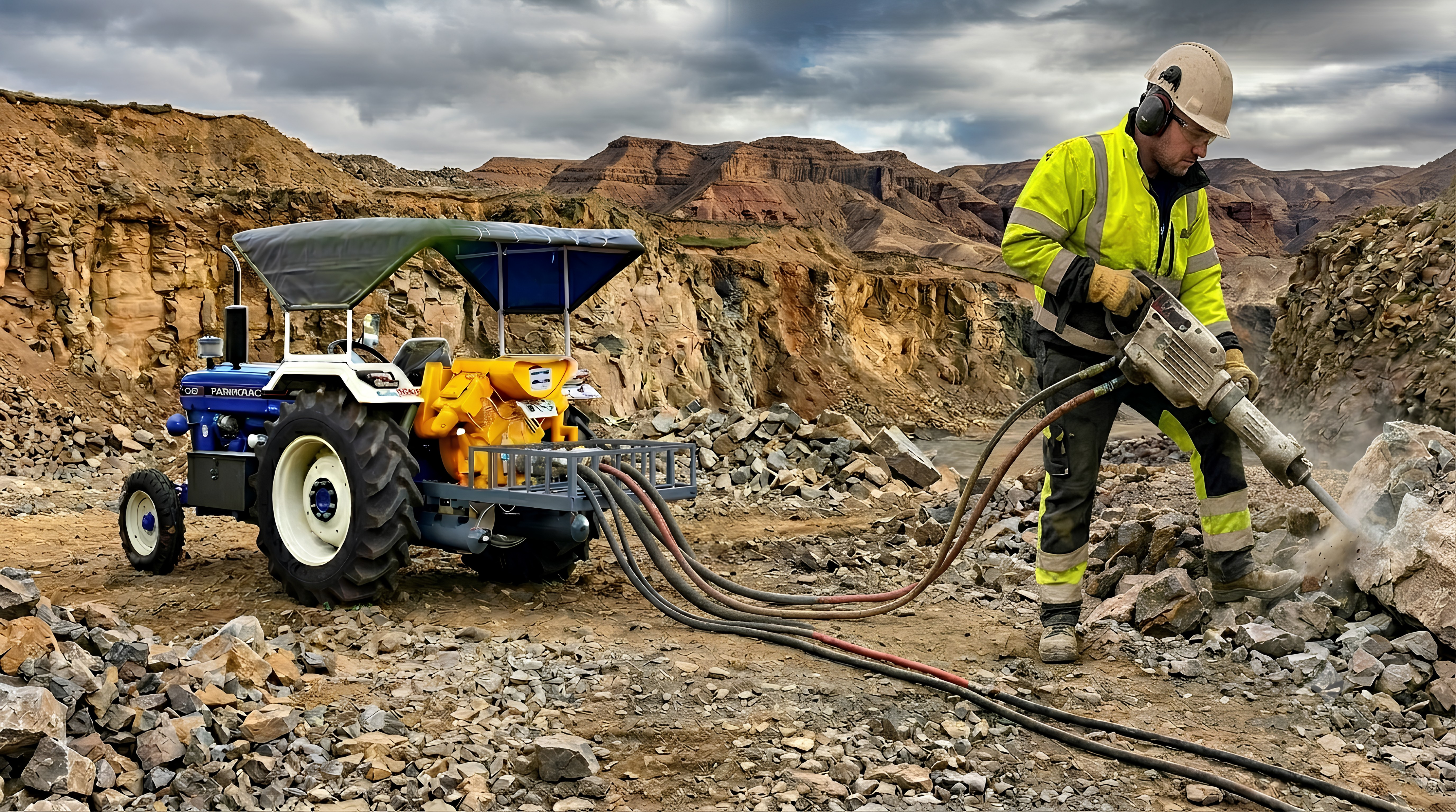 Tractor Jack Hammer
